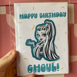 Carte d'anniversaire Frankiestien
