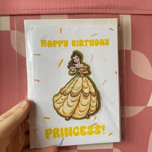 Prinzessin Belle Geburtstagskarte