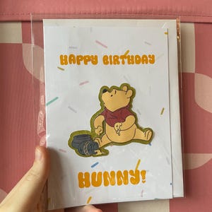 Carte d'anniversaire ourson