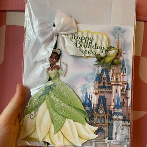 Princess and the frog Tiana Birthday Card