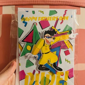 Carte Goofy Movie Powerline pour la fête des pères