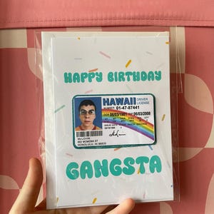 Mclovin Fake ID Birthday Card
