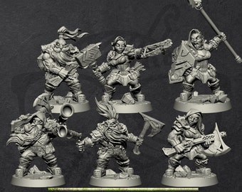 Dwarven Oathbreakers | Modulaire Dwergminiaturen miniatuur voor Tafelspellen zoals D&D en War Gaming