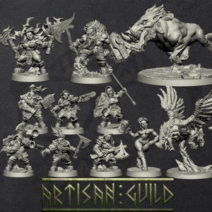 Dwarven Oathbreakers Set | Modular Dwarf miniatures miniature for Tabletop games like D&D and War Gaming