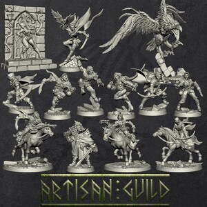 Thieves Guild | Rogue | Hunter | Miniatures for Tabletop games like D&D