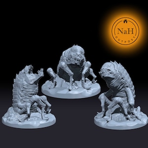Gnawmaw, Hunger Unending | Manmite | Fiend Termite | Insect Monstrosity Miniature for Tabletop games like D&D 5e and TTRPG War Gaming