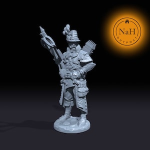 Hansel the Dreadshot | Human Hunter Ranger Miniature for Tabletop games like D&D and War Gaming