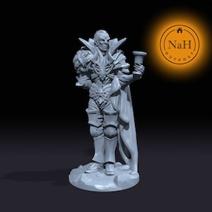 Draxon, the Blood Prince| Vampire Count Miniature for Tabletop games like D&D and War Gaming