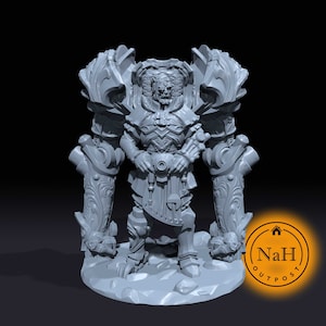 Aeon Tinkerbrand, de Chrono-Smith | Menselijke kunstenaar | Klokkenmeester | Miniatuur voor tabletop-spellen zoals D&D en War Gaming