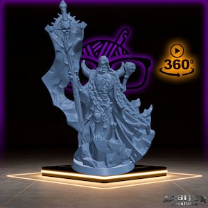 Skeleton Seer | Arbiter Legion Lich I | Undead miniature for Tabletop games like D D or War Gaming | Dead Undead Army