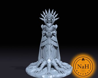 Ethereus die Unheilige | Dunkelpapst | Undead Aberration Miniature für Tabletop Spiele wie D&D und War Gaming