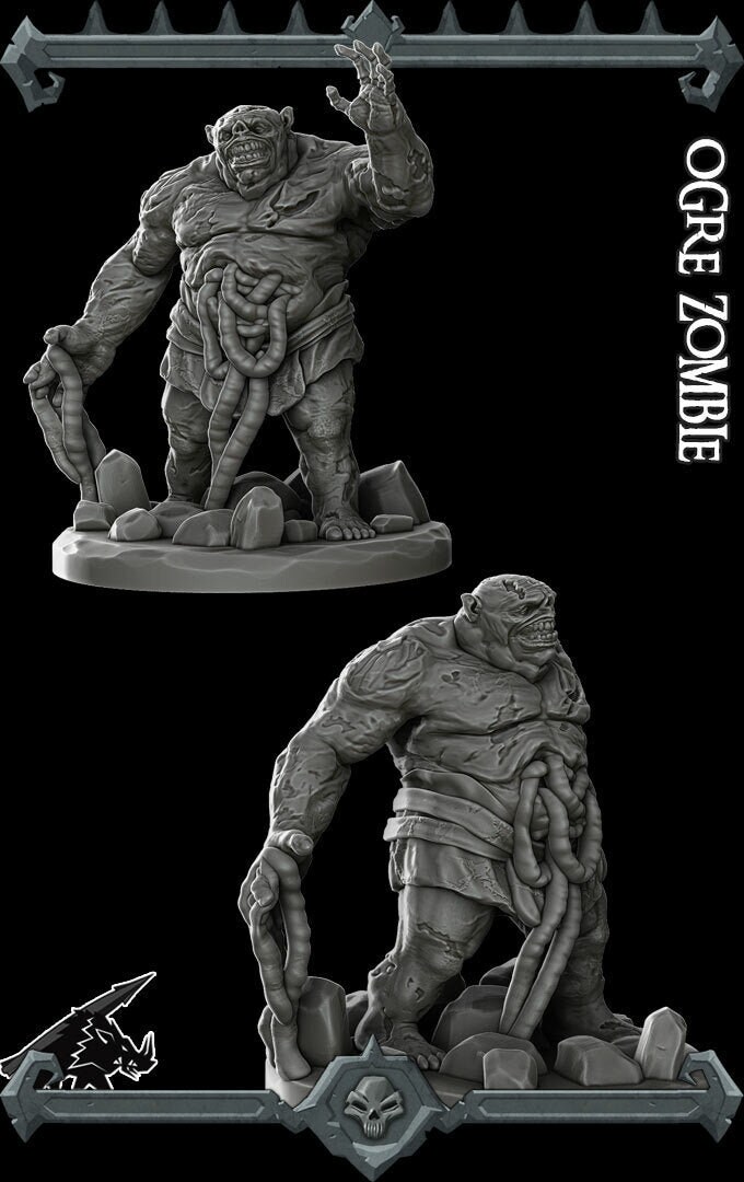 Maggotfeast, the Rotting Giant | Undead Ogre Zombie Miniature for