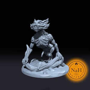 Alice in Wonderland | Cheshire Cat | Miniature for Tabletop games like D&D and War Gaming