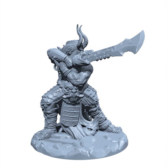 Earthshaker, the Engraved Behemoth | Rune Giant Miniature for