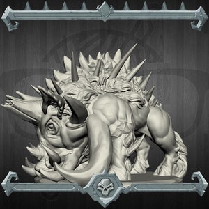 Thornsnout, the Quill Piercer | Tusklands Boar or Hog Miniature for Tabletop games like D&D and War Gaming