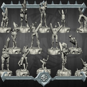 Damned Souls | Haruman Tortured miniature for Tabletop games like D&D and War Gaming