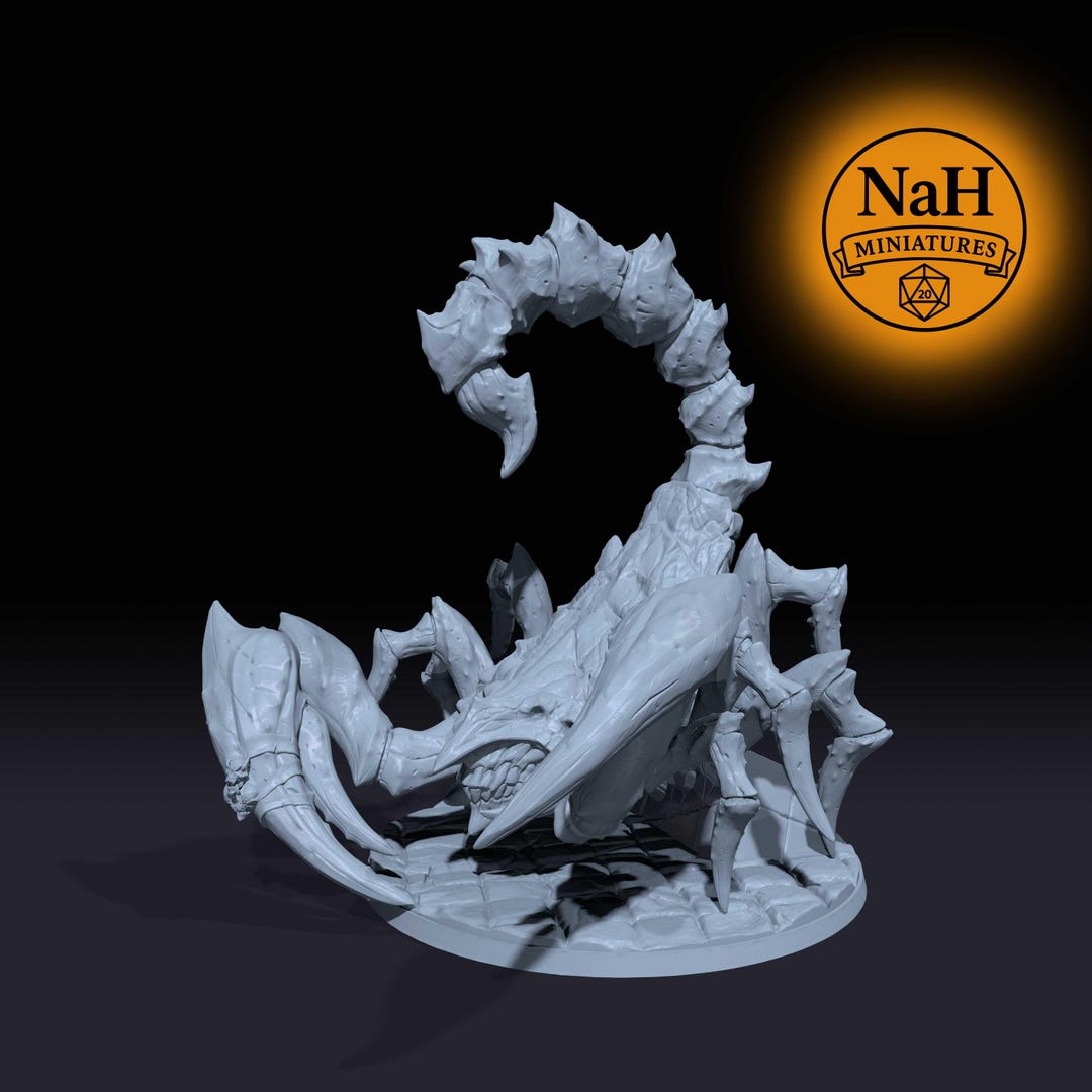 Scorpid Zeek King, Dune Colossus | Giant Scorpion Mount Miniature