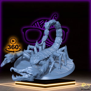 Gloomsting, the Dune&#39;s Bane | Giant Scorpion | Tomb Guardian miniature for Tabletop games like D&D and War Gaming| Dungeons and Dragons