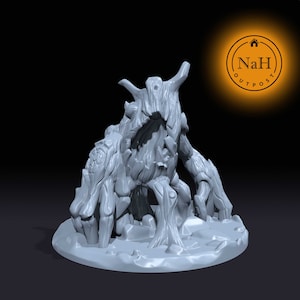 Ashenbark, Scourge of the Wilds | Treant | Terror Tree Miniature for Tabletop games like D&D and War Gaming