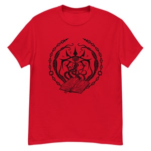 D&D Warlock Class Men&#39;s classic tee | High Quality T-Shirt | Dungeons and Dragons T Shirt | Dungeon Master or Party Gift | Nerd Game Gift