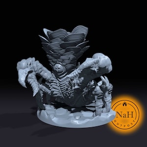 Coral Elemental | Coral Reef Golem | Earth and Water Elemental Miniature for Tabletop games like D&D 5e and TTRPG War Gaming