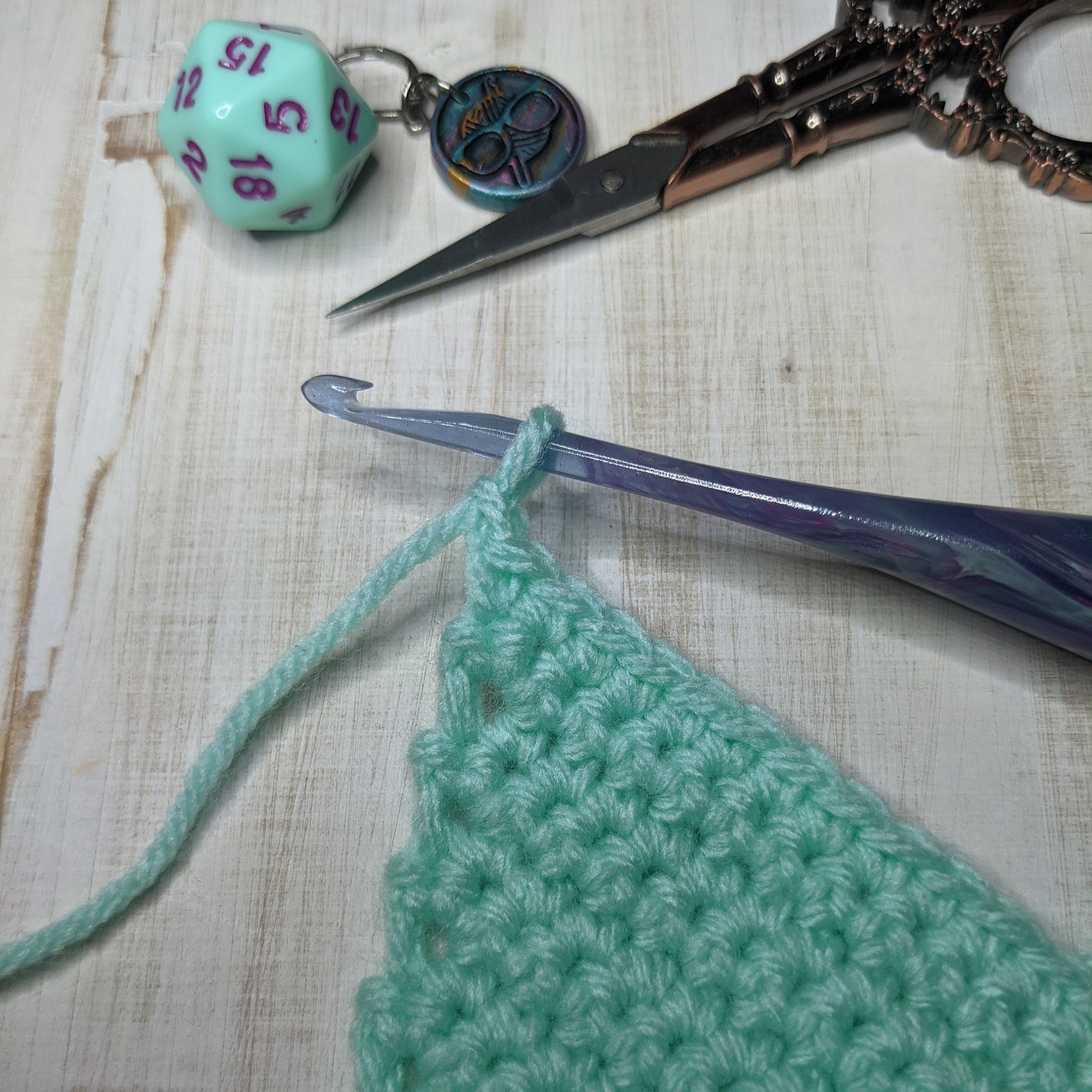 D20 20sided Die CROCHET PATTERN PDF Etsy