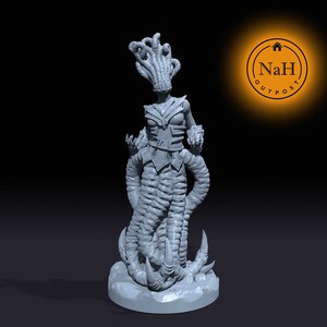 Whisperclaw, the Handmaid of Hell | Tentamaiden Fiend | Gylou Devil miniature for Tabletop games like D&D and War Gaming