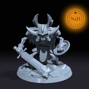 Ossein, the Eternal Blade | Undead Skeleton King miniature for Tabletop games like D&D and War Gaming| Dungeons and Dragons Mini