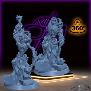 Skeleton Chainballer |Arbiter Legion I| Undead miniature for Tabletop games like D D or War Gaming | Dead Undead Army