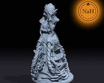 Zuggtmoy, the Spore Siren of Abyss | Fungus Queen Miniature for Tabletop games like D&D and War Gaming