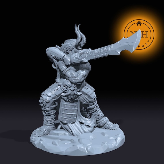 Earthshaker, the Engraved Behemoth | Rune Giant Miniature for