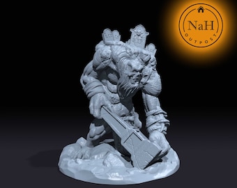 Dreadstone, the Sepulcher Breaker | Undead Giant | Grave Giant miniature for Tabletop games like D&D and War Gaming