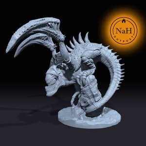 Razorclaw | Terror Fiend | Zergling Miniature for Tabletop games like D&D 5e and TTRPG War Gaming