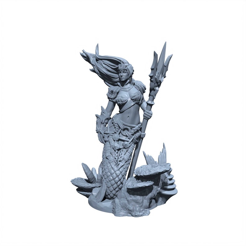 Merfolk Princess Coraline, Fury of the Abyss | Merfolk | Mermaid Warrior Princess ...