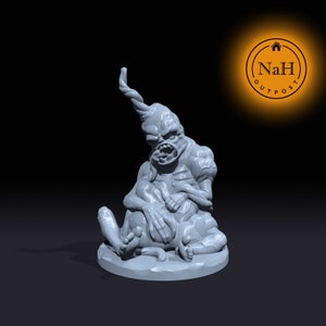 Abhoron, the Stillborn God | Atropal | Godling Of Undeath | Miniature for Tabletop games like D&D and War Gaming