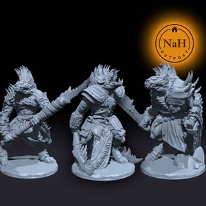 Scarsnout | Tusklands Gnolls | Gnoll | Miniature for Tabletop games like D&D and War Gaming