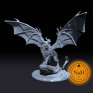 Venomheart, the Apex Predator | Alpha Chimera | Dire Chimera Miniature for Tabletop games like D&D and War Gaming