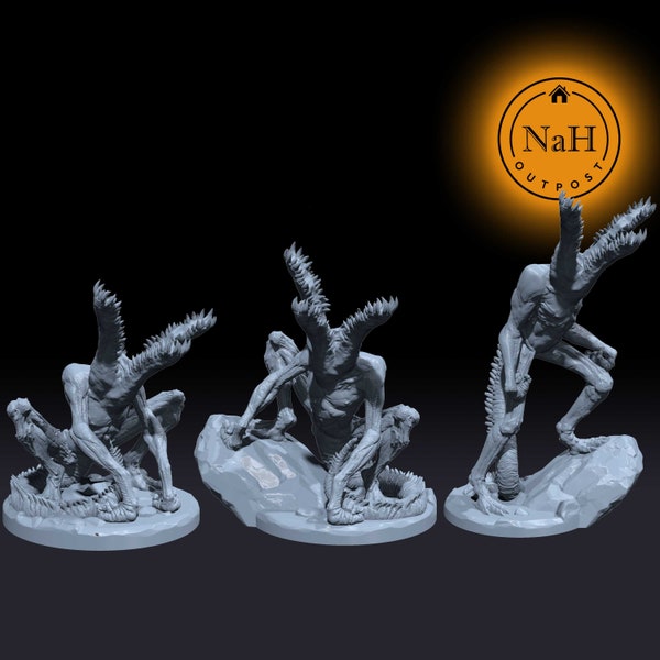 Maw Mongers | Demogorgon | Demodog Miniature for Tabletop games like D&D and War Gaming