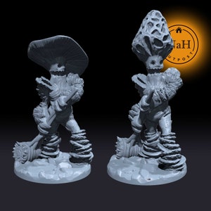 Truffle, the Sporecaster | Myconid | Mushroom Folk Miniature for Tabletop games like D&D and War Gaming