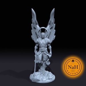 Planetar Angel Justice Angel | Angel Warrior | Miniature for Tabletop games like D&D and War Gaming