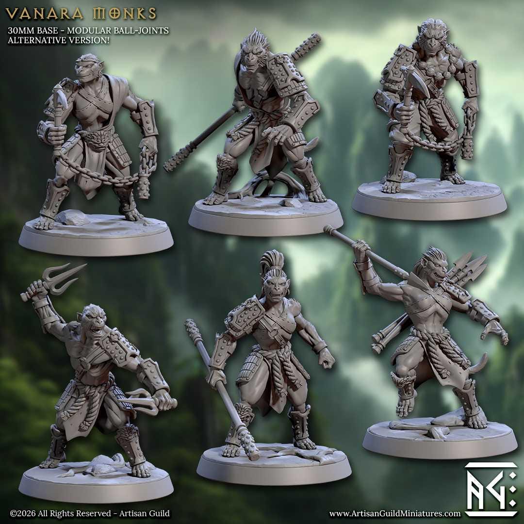 Lot De 8 Figurines Gobelin Tribal – 28 Mm, Résine, Non Peintes – Pour D&D Et Jeux De Rôle