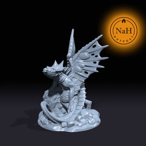 Liralei the Whimsywing | Faerie Dragon | Fairy Dragon | Miniature for Tabletop games like D&D and War Gaming