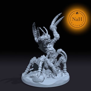 Skitterslice, the Silent Hunter | Giant Mantis | Urscytha Mantis Miniature for Tabletop games like D&D and War Gaming