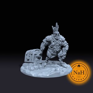 Glimmergore, the Avaricious | Corrupted Baron Devil | Fiend, Crossroads Dealer NPC miniature for D&D, Pathfinder | TTRPG Mini