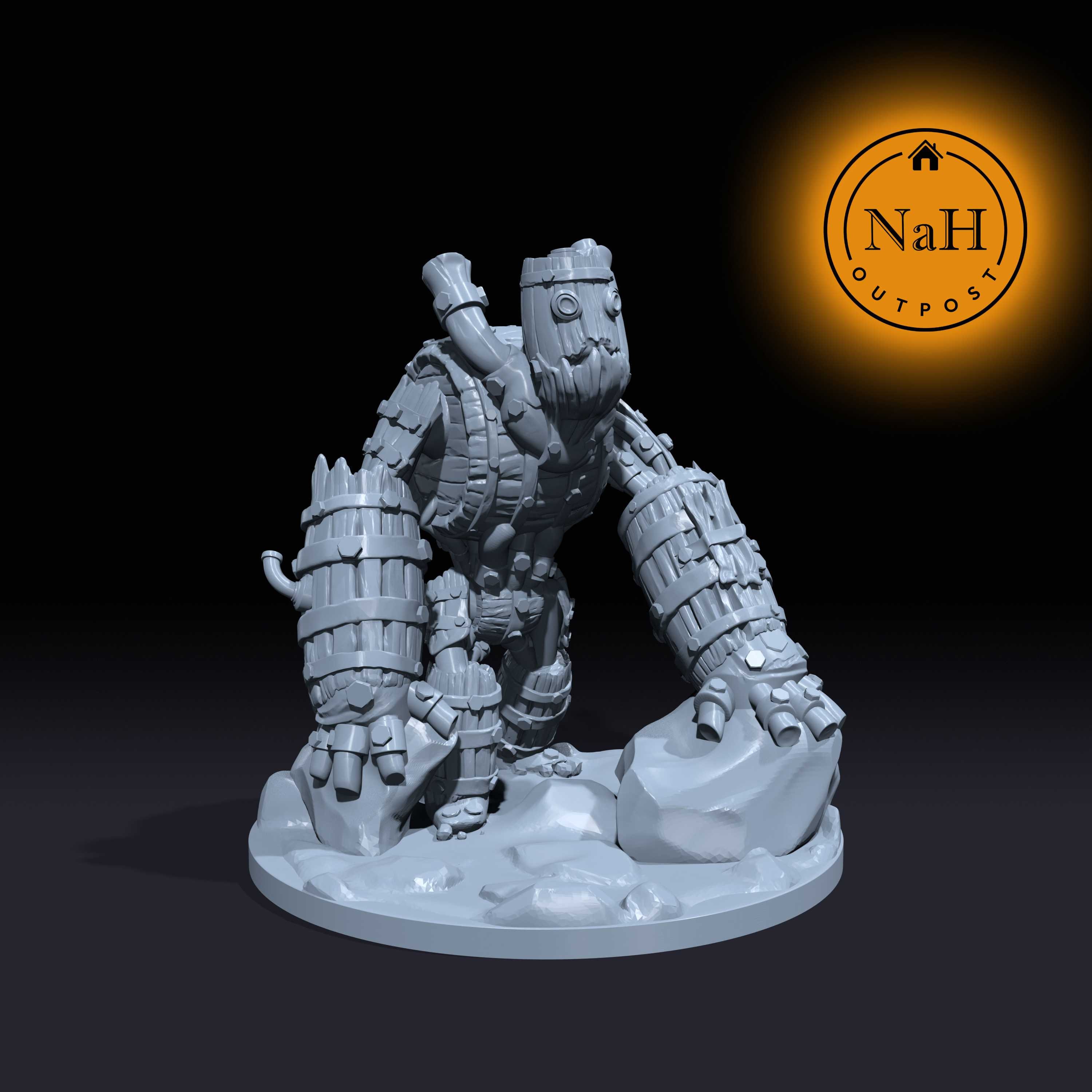 Old Hops, the Keg-bound Brute | Keg Golem | Construct, Guardian