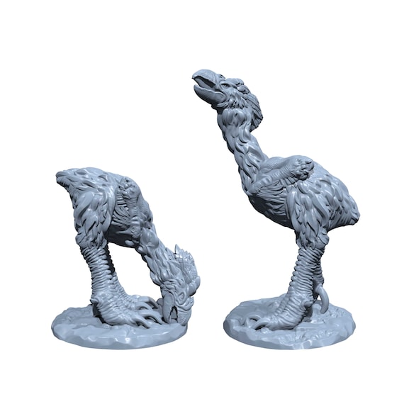 Shredclaw, the Terror Bird | Axe Beak | Dire Chicken -- Miniature