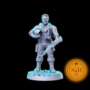 Darius the Valiant Commander | Duke | Sargent miniature for Tabletop games like D&D and War Gaming| Dungeons and Dragons Mini | RN estudio