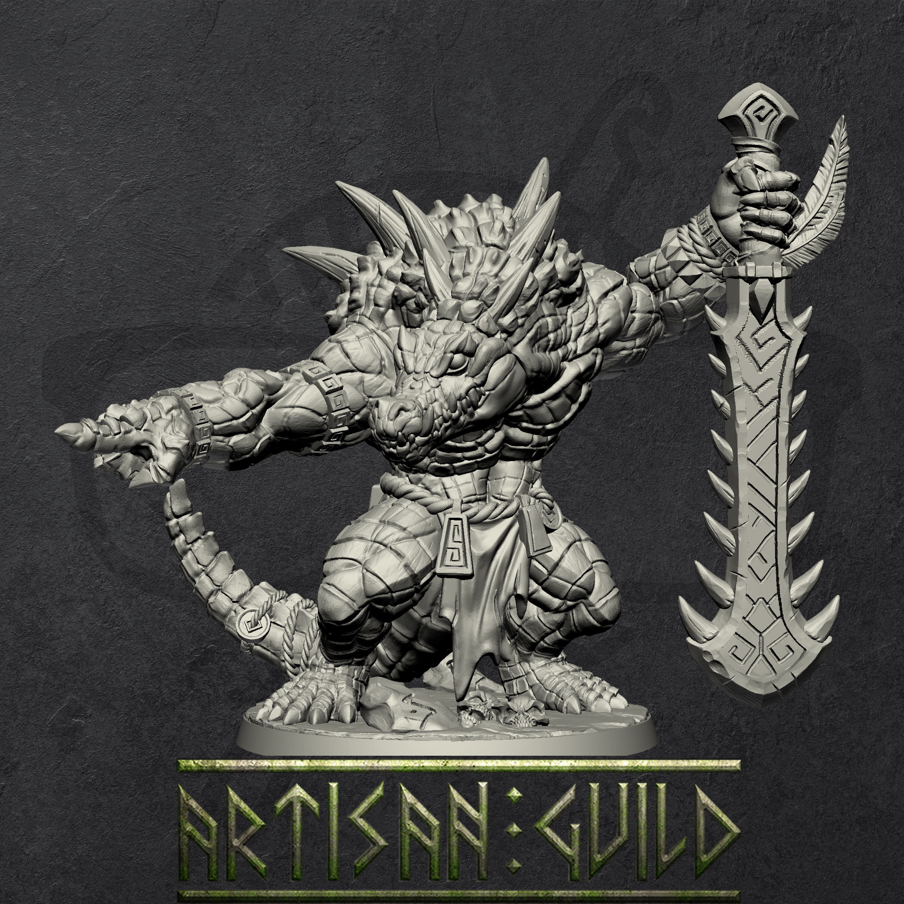 Zantharot the Lizard Champion  | Lizard | Dragonborn for Tabletop gam…