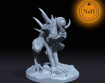 Blightscreech, das zerfallende Auge | Nothisch | Nachtaktive Miniatur für Tabletop Spiele wie D&D und War Gaming