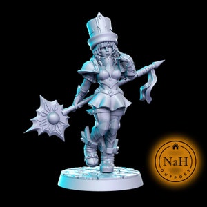 Balitha | Guard Priest | Female Cleric or Paladin miniature for Tabletop games like D&D and War Gaming| Dungeons and Dragons Mini | RN